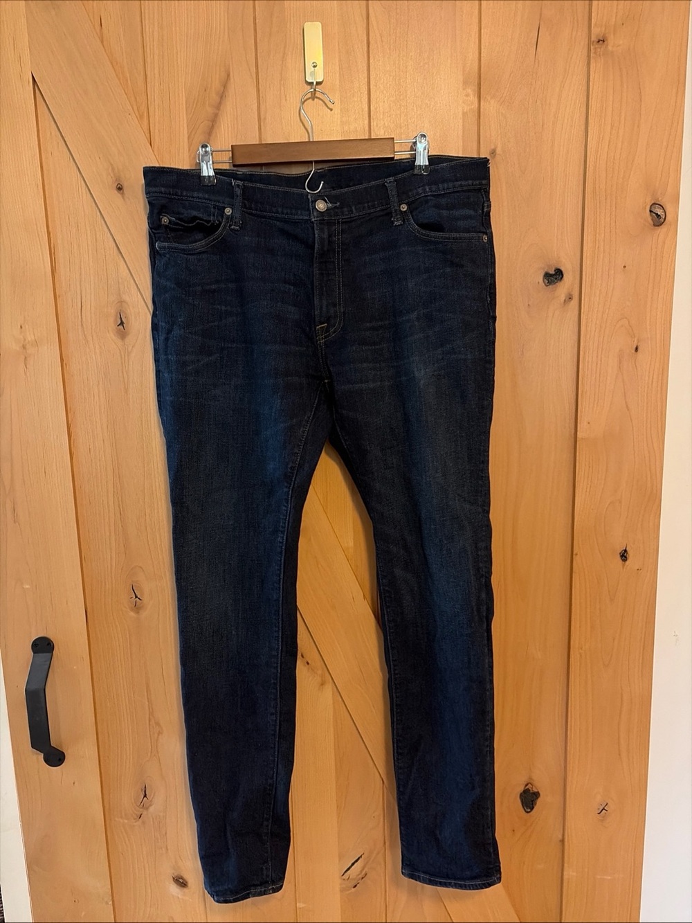 Abercrombie & Fitch Jeans Mens 38x34 Blue Felix Super Slim Stretch Denim Pants